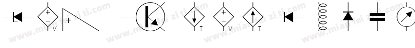 Yuanhui Electronic T字体转换